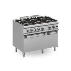 Gāzes plīts ar gāzes cepeškrāsni 39.0 kW MAGISTRA PLUS 700