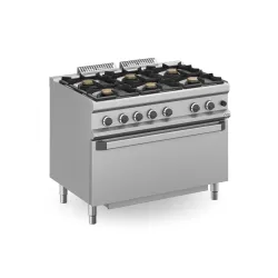 Gāzes plīts ar cepeškrāsni  41.0 kW MAGISTRA PLUS 700