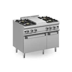 Gāzes plīts ar gāzes cepeškrāsni 39.5 kW MAGISTRA PLUS 700