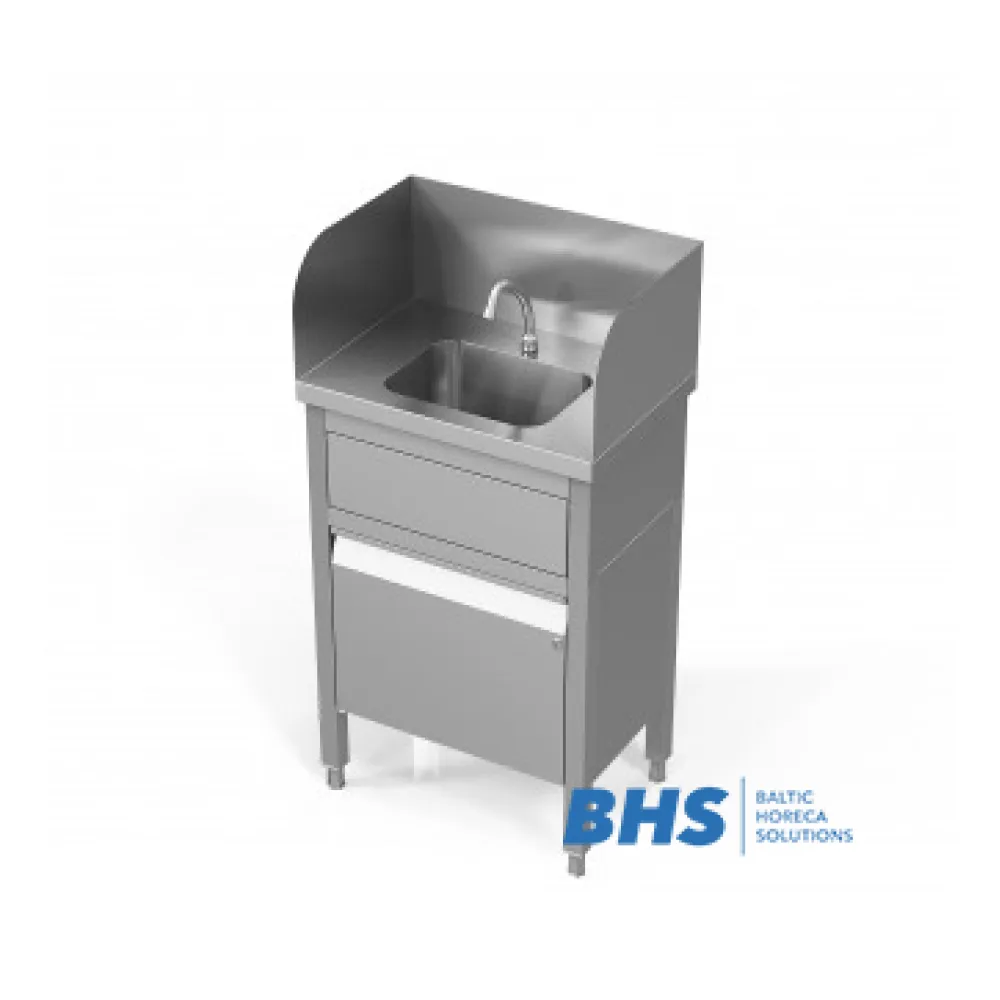 Lave-mains sans contact en inox
