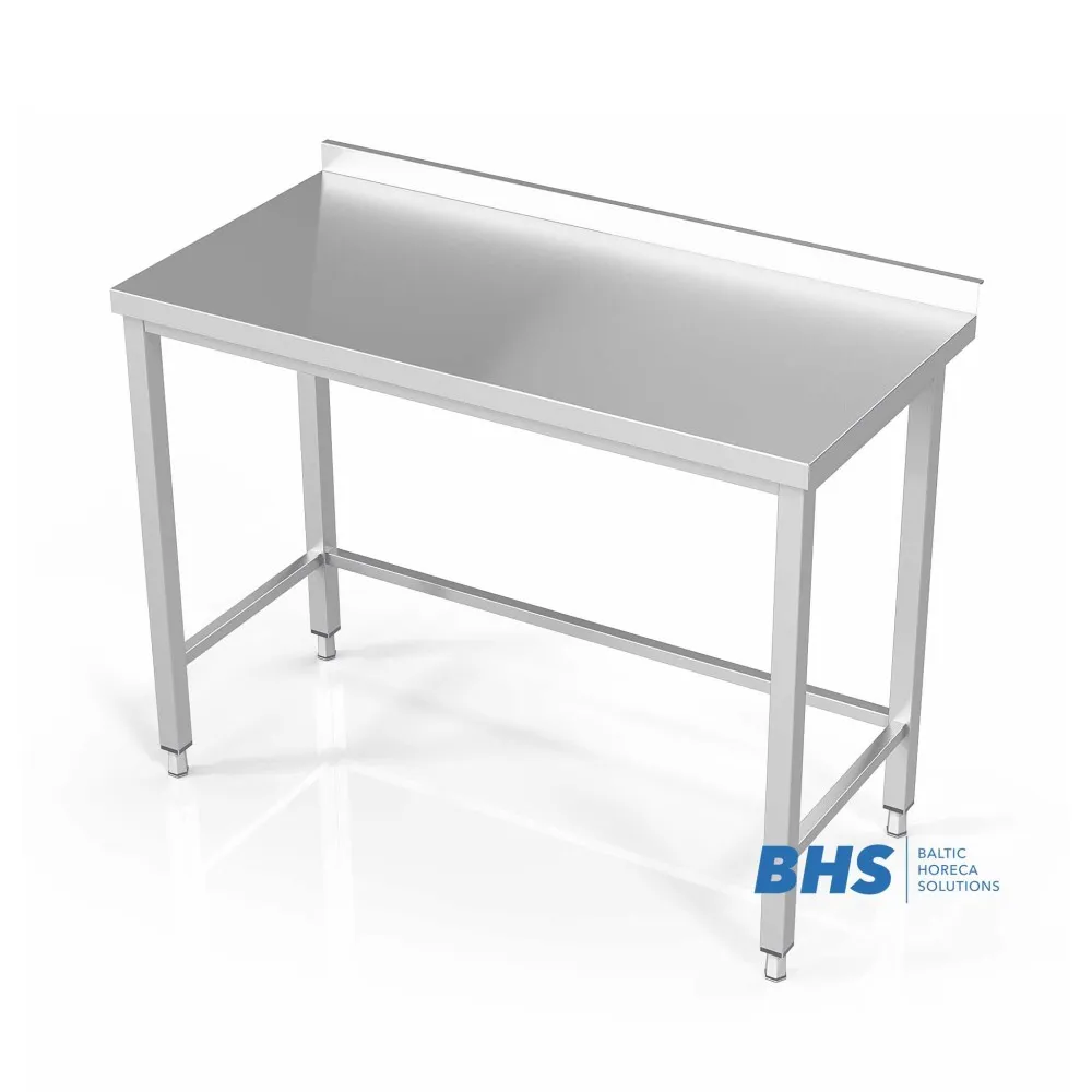 Sleek Metal Workbench without Shelf