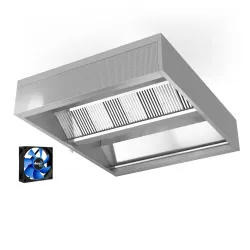 Hotte îlot avec jet d air et apport d air HFCD 1500