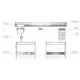 Versatile Metal Work Table with Adjustable Shelf