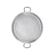 Versatile 80 cm Polished Steel Paella Pan for Grill Lovers