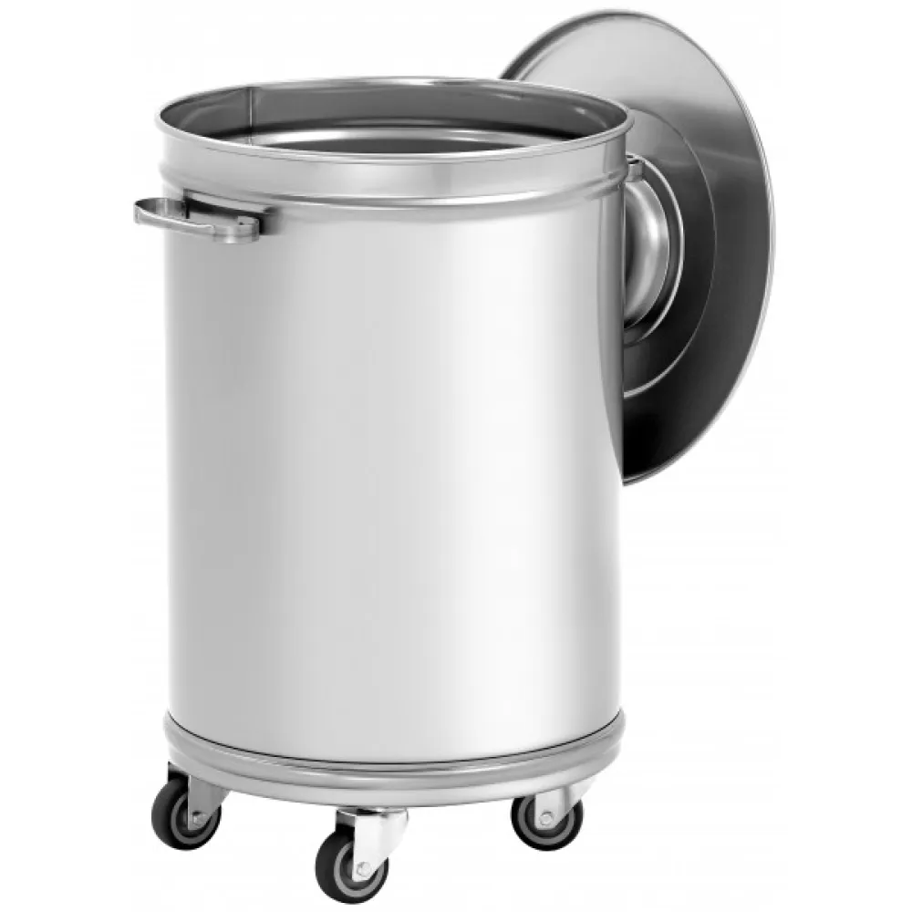 Stainless Steel 56L Waste Bin for Fast Food Outlets