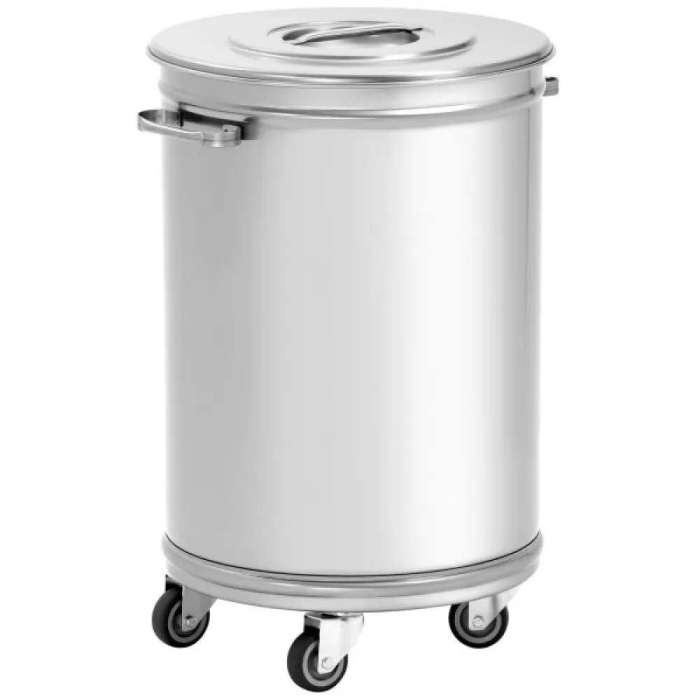 Stainless Steel 56L Waste Bin for Fast Food Outlets