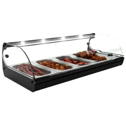 Karštoji vitrina GN indams Cristal 4 | 4x GN 1/3