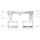 Professional Grade Metal Work Table with Two Shelves