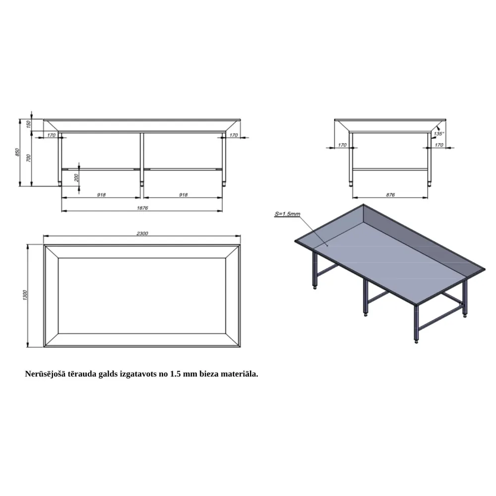 Bespoke Sorting Table for Modern Kitchens