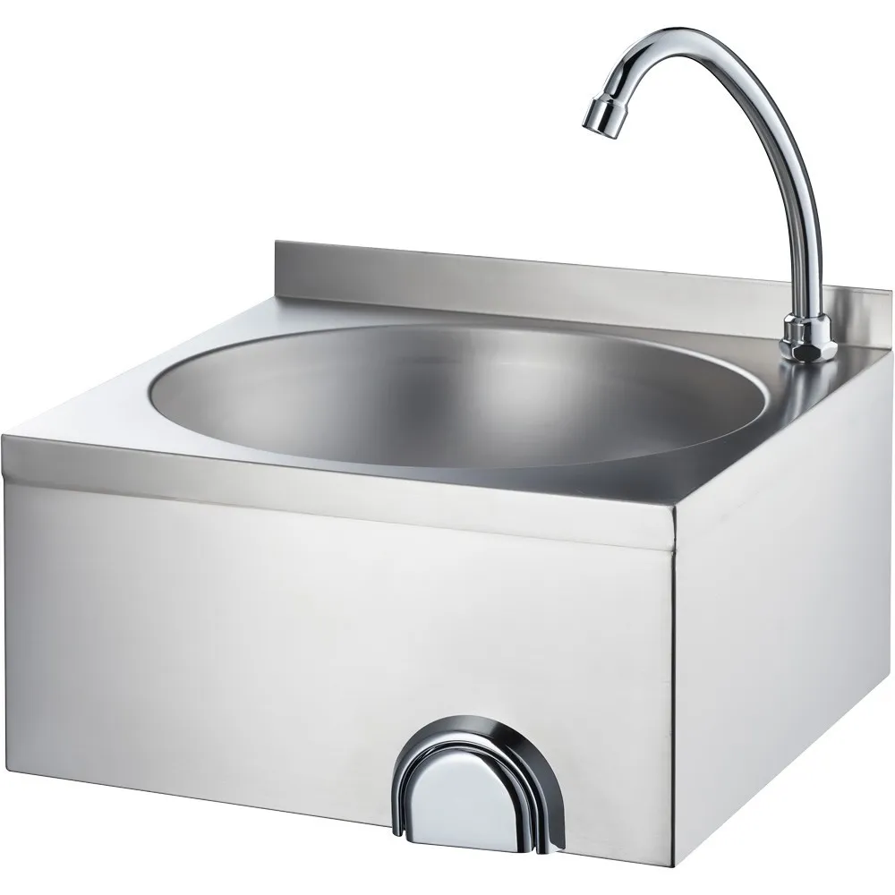 Touchless Knee-Switch Washbasin
