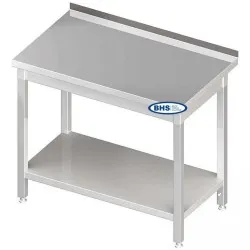 Metal table with shelf 2100
