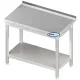 Versatile Metal Work Table with Adjustable Shelf