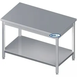 Metal table with shelf 1900