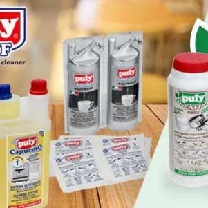 Средства для чистки кофемашин Puly Caff