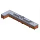 Stainless Steel Dining Line with Integrated Marmite