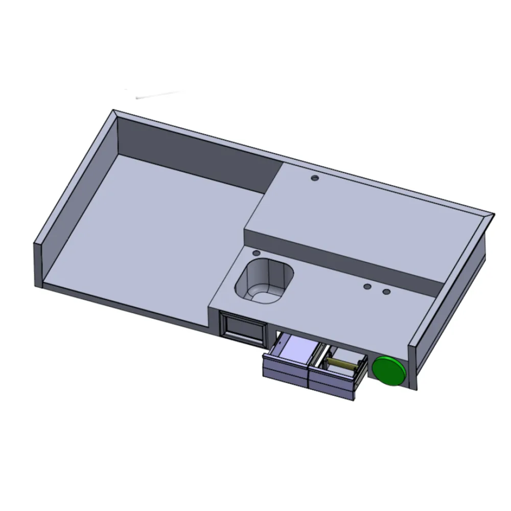 Innovative Culinary Work Table with Sink