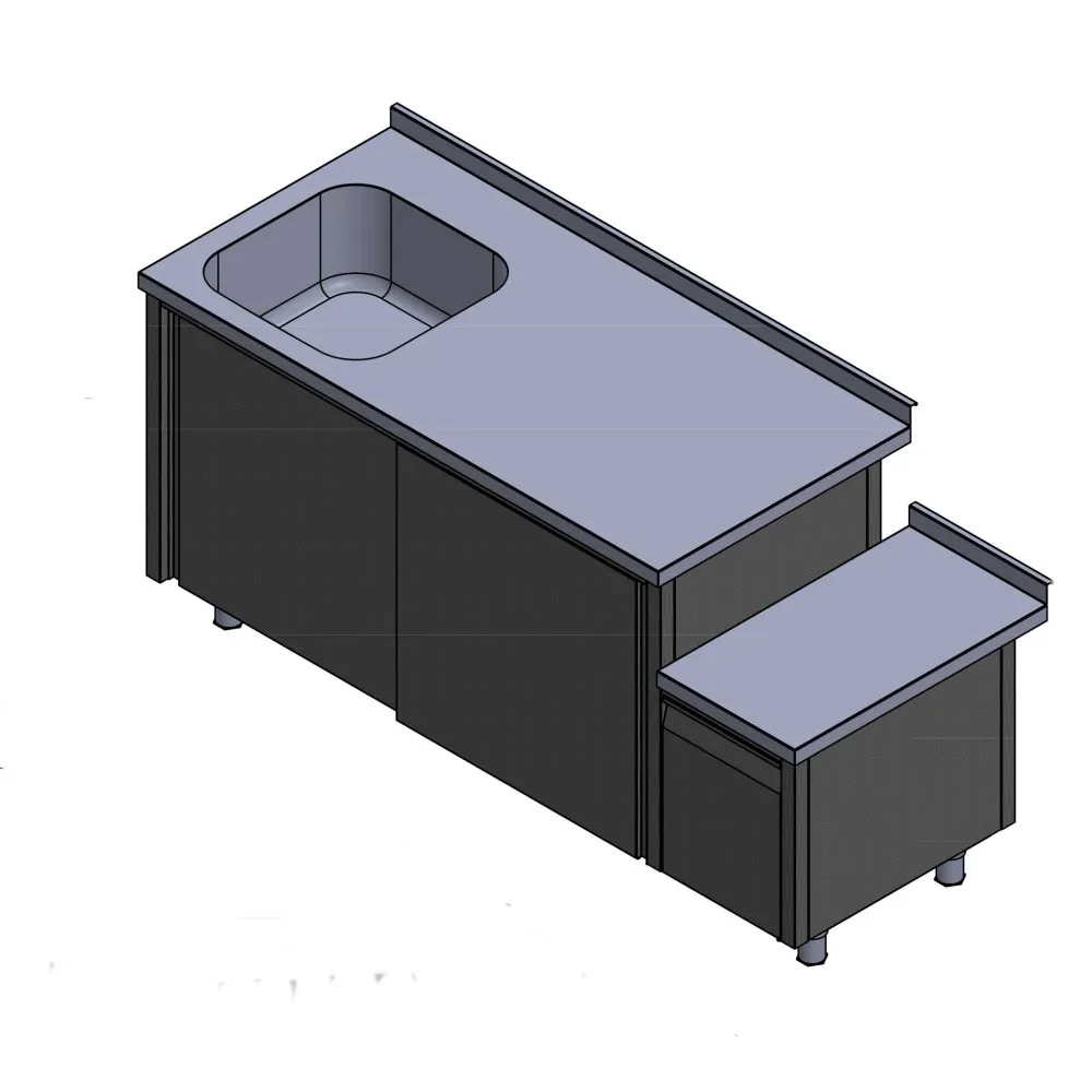 Heavy-Duty Metal Sink Table for Ultimate Convenience
