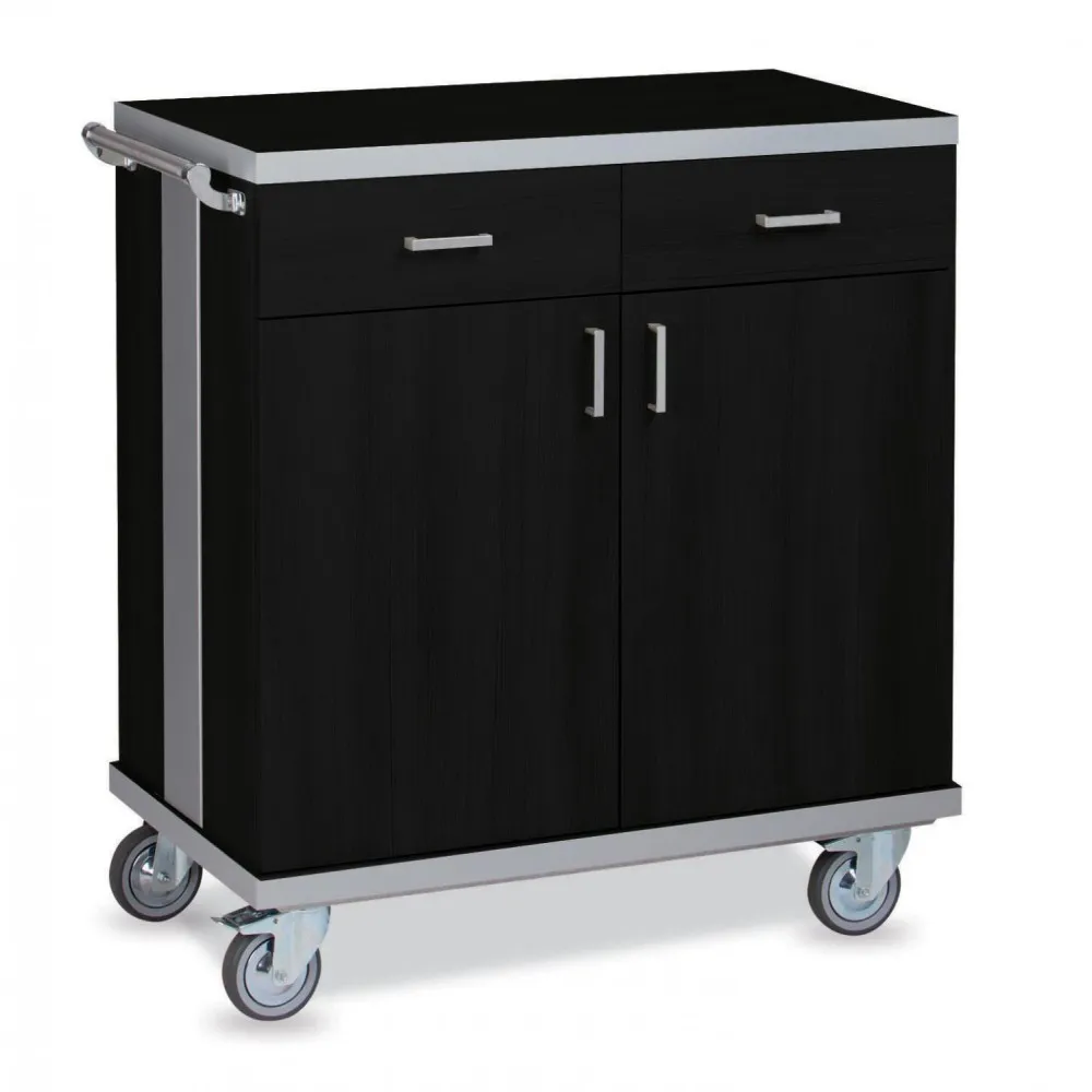 Premium Mobile Waiter Station - Alkor2CH B/R Premium Mobile Waiter Station - Alkor2CH B/R