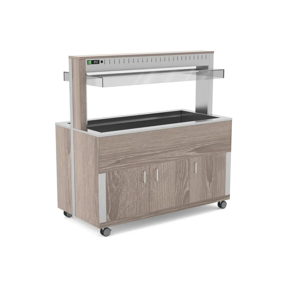 Athena Buffet Warmer with Sneeze Guard