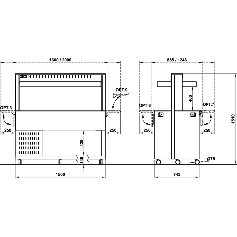 Athena 4 Chilled Buffet Unit