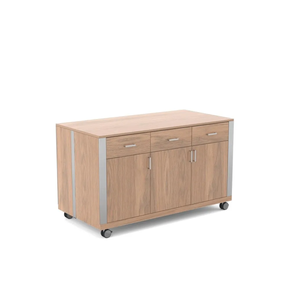 Meuble de Service ATHENA SAL 3 - Avec Portes et Tiroirs Meuble de Service ATHENA SAL 3 - Avec Portes et Tiroirs