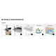 Chariot Bain-Marie 2 GN 1/1 INOX de COMPASS