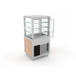 VENTILAATORIGA JAHUTATUD VITRIIN AVATAVATE KLAASRIIULITEGA OMNIA 2DSP
