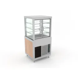 VENTILAATORIGA JAHUTATUD VITRIIN AVATAVATE KLAASRIIULITEGA OMNIA 2DSP