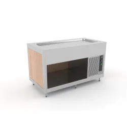 REFRIGERATED BUFFET WITH BETACRYL WORKTOP OMNIA 2PR-IN