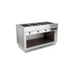 BAIN-MARIE ГОРЯЧИЙ БУФЕТ С ОТДЕЛЬНЫМИ МАРМАЙТАМИ OMNIA 4BM/SEP