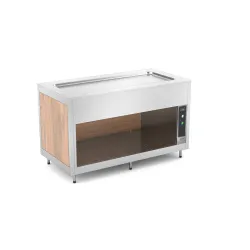 BUFETE AR APSILDĀMU NERŪSĒJOŠĀ TĒRAUDA VIRSMU OMNIA 4PC-IN BUFETE AR APSILDĀMU NERŪSĒJOŠĀ TĒRAUDA VIRSMU OMNIA 4PC-IN