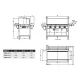OMNIA 5RV-E Cool Buffet Station with Evaporator