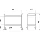 Premium HIRA 500 M2 Service Cart