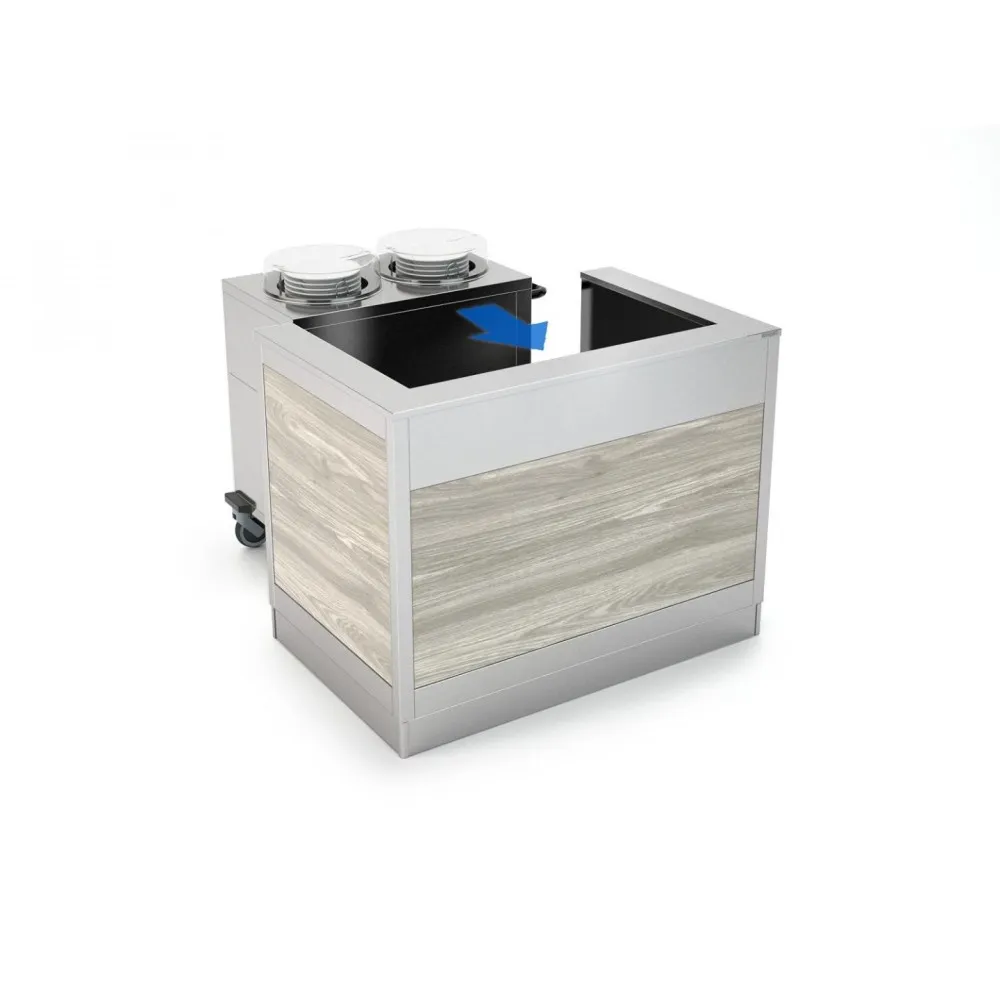 CHARIOT DISTRIBUTEUR D'ASSIETTES ATLAS PN 18