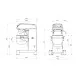 BULL B60P planetinis mikseris