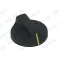 BLACK KNOB ø 51 mm