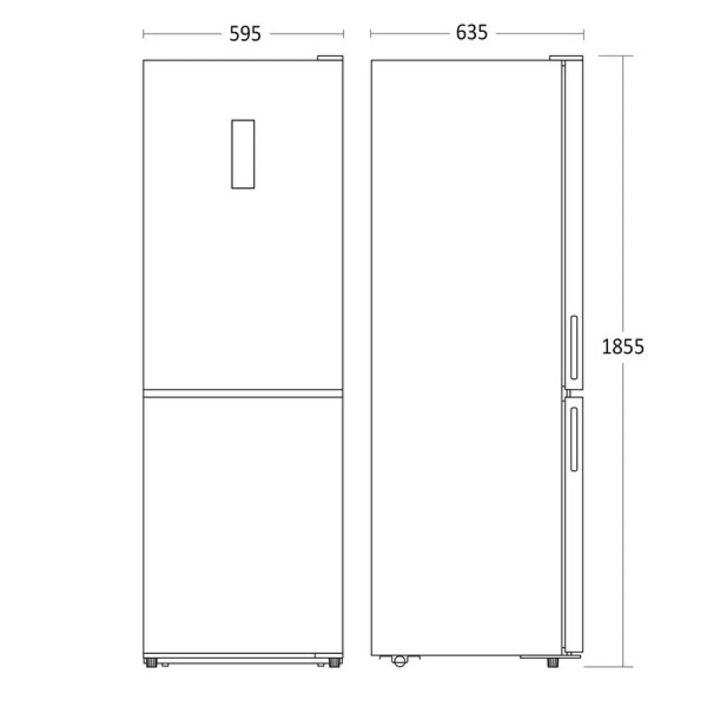 Eco-Friendly Combi Fridge SKF 340 WD