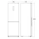 Eco-Friendly Combi Fridge SKF 340 WD