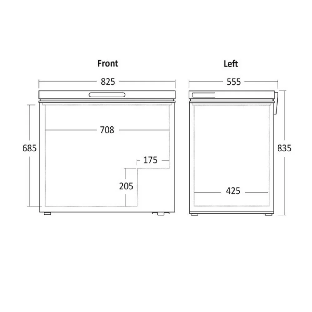 Versatile Chest Freezer CF 200 W
