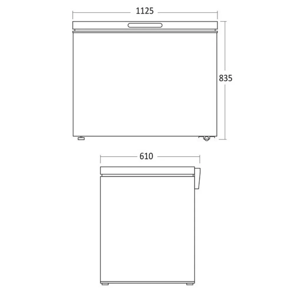 Efficient Chest Freezer CF 300 W