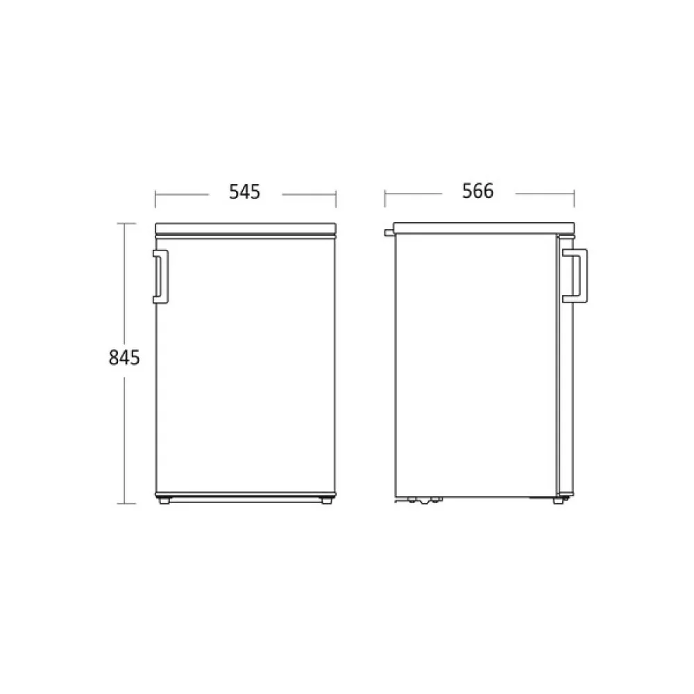 SFS 82 W Space-Saving Freezer