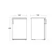 SFS 82 W Space-Saving Freezer