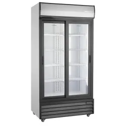 Vitrīna ar bīdāmām durvīm 658L SD802SLE
