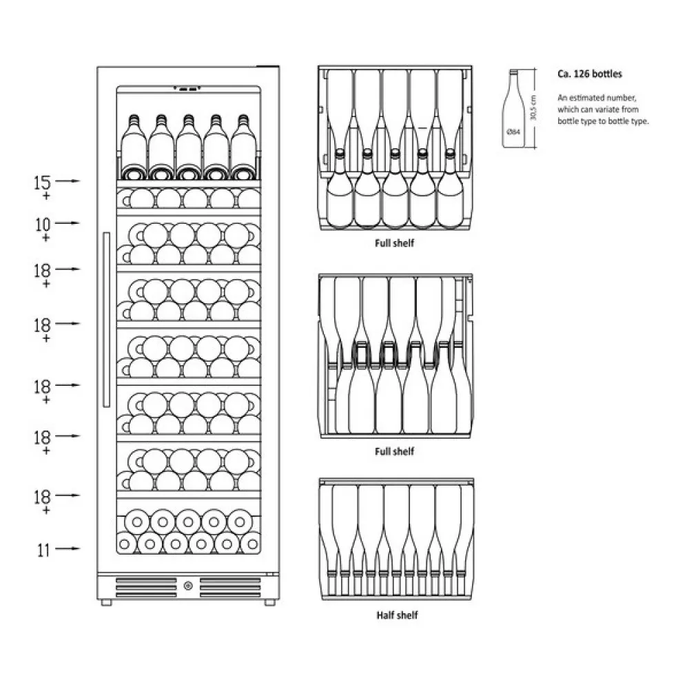 Premium Wine Refrigerator SV 111 B