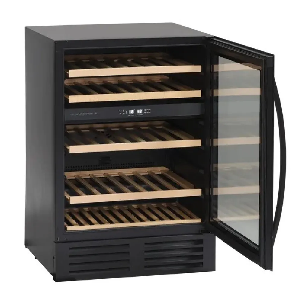 Elegant Wine Cooler SV 85 B with Dual Temperature Zones