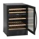Elegant Wine Cooler SV 85 B with Dual Temperature Zones
