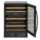 Elegant Wine Cooler SV 85 B with Dual Temperature Zones