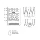 Elegant Wine Cooler SV 85 B with Dual Temperature Zones