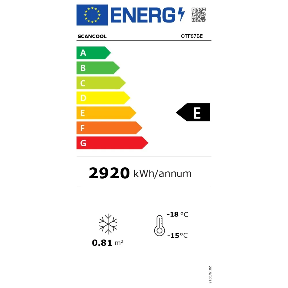 Versatile OTF 87 BE Freezer and Refrigerator
