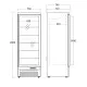 Showcase Freezer DF 560 BC